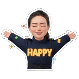 抱着泰迪熊 Uniformed Girl's Daily Moods sticker for expressive chats and social replies.