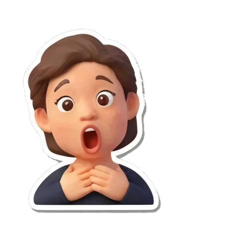 3D卡通人物心情 Pop Mart Girl's Moods sticker for expressive chats and social replies.