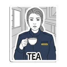 秀肌肉FLEX Digital Moods of a Modern Girl sticker for expressive chats and social replies.