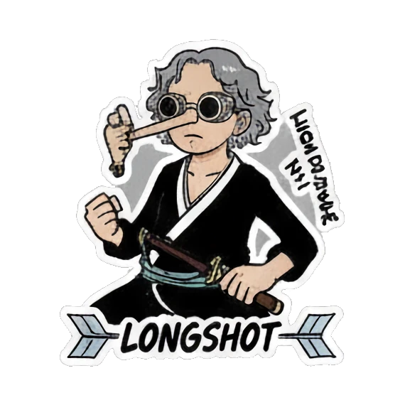 character posing super Anime Adventure Crew sticker for expressive chats and social replies.