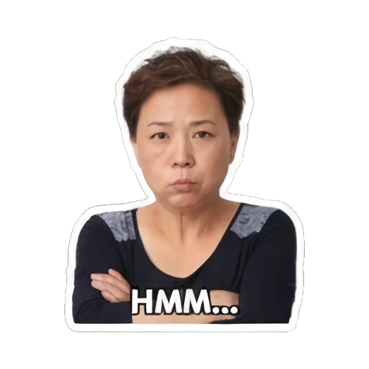 思考沉思模样 Real Life Reactions sticker for expressive chats and social replies.