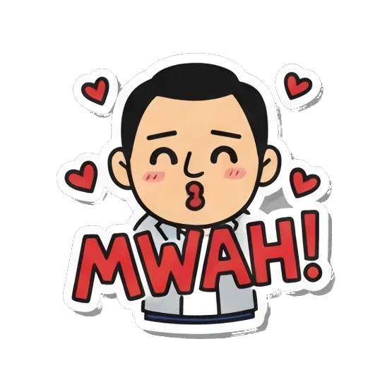 庆祝派对撒花 Cool Guy Daily Vibes sticker for expressive chats and social replies.