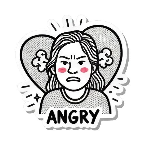 Sticker 4 from AI Sticker Pack, designed for expressive chats, social replies, and everyday reactions.