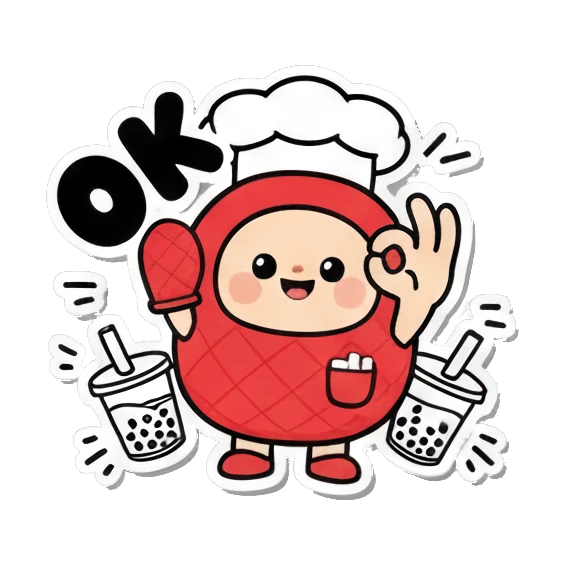 Sticker 1 from AI Sticker Pack, designed for expressive chats, social replies, and everyday reactions.