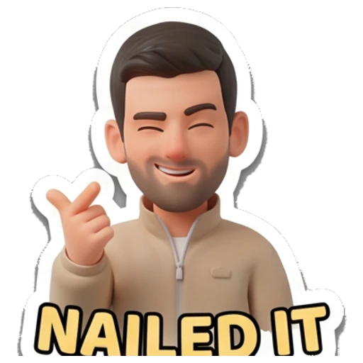 Sticker 8 from AI Sticker Pack, designed for expressive chats, social replies, and everyday reactions.