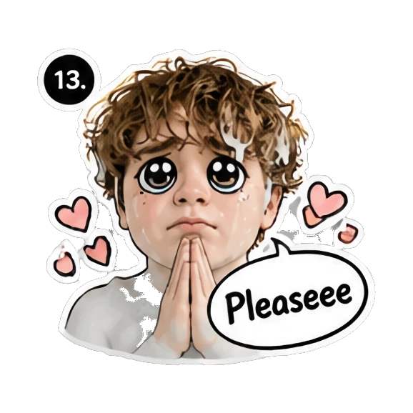 Sticker 13 from Mood Story 03057497, designed for expressive chats, social replies, and everyday reactions.