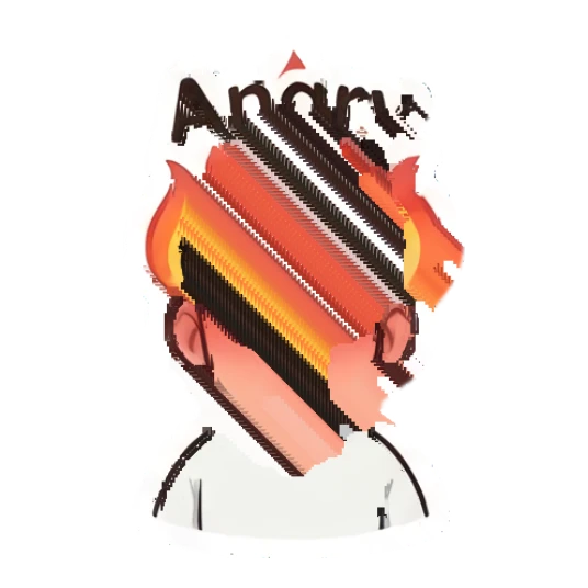 Man with beard and glasses looking angry with fire background Gentle Bearded Man Daily sticker for expressive chats and social replies.