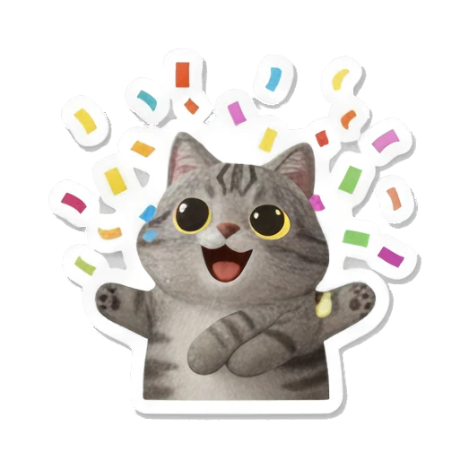 Sticker 8 from AI Sticker Pack, designed for expressive chats, social replies, and everyday reactions.