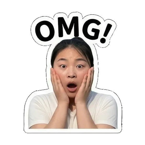 Sticker 2 from AI Sticker Pack, designed for expressive chats, social replies, and everyday reactions.