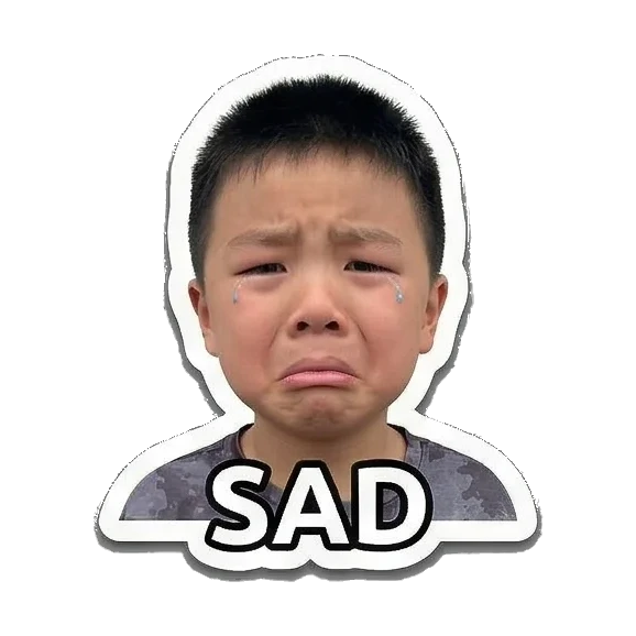 Sticker 2 from AI Sticker Pack, designed for expressive chats, social replies, and everyday reactions.