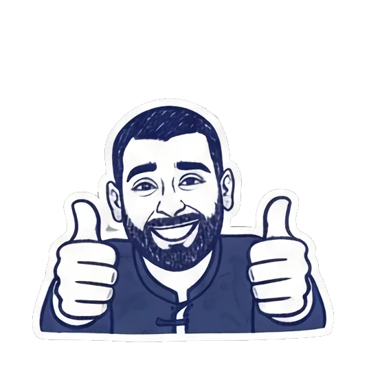 街头艺术插画表情 Expressive Guy Stickers sticker for expressive chats and social replies.