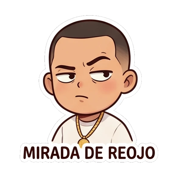 Man looking sideways with a skeptical expression Cool Urban Guy Daily sticker for expressive chats and social replies.