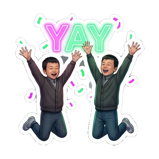 Sticker 2 from AI Sticker Pack, designed for expressive chats, social replies, and everyday reactions.