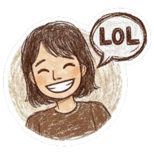 Sticker 1 from AI Sticker Pack, designed for expressive chats, social replies, and everyday reactions.