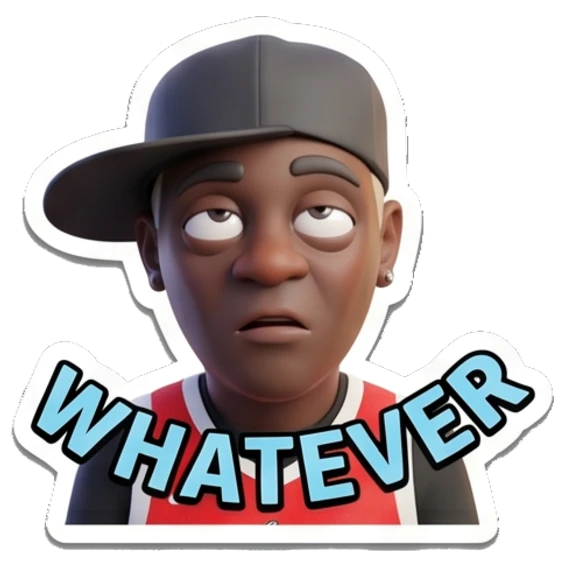 Sticker 11 from AI Sticker Pack, designed for expressive chats, social replies, and everyday reactions.