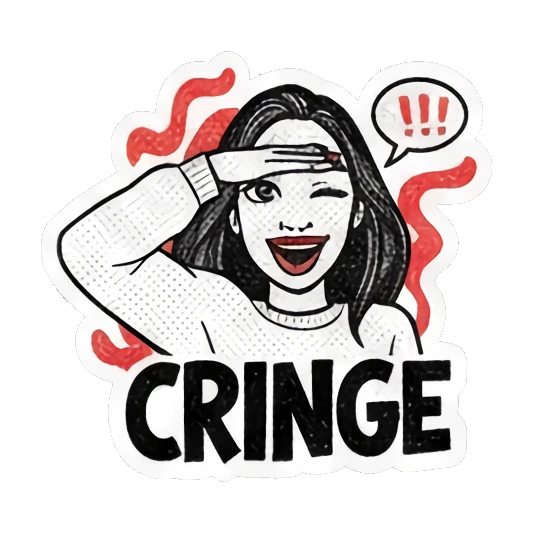 派对时间PARTY TIME Gritty Girl Moods sticker for expressive chats and social replies.