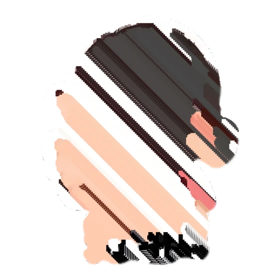 Cheerful girl giving a big thumbs up, feeling successful. Cheerful Little Girl Daily sticker for expressive chats and social replies.