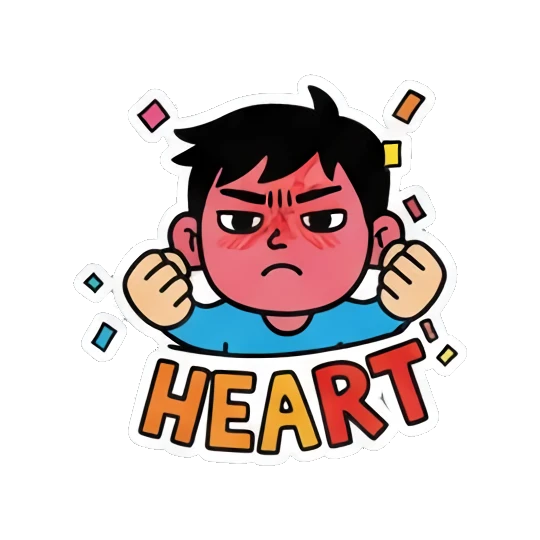 爱心满满 Little Boy Daily Expressions sticker for expressive chats and social replies.