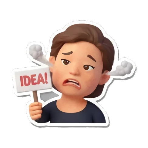 盲盒风人物贴纸 Pop Mart Girl's Moods sticker for expressive chats and social replies.
