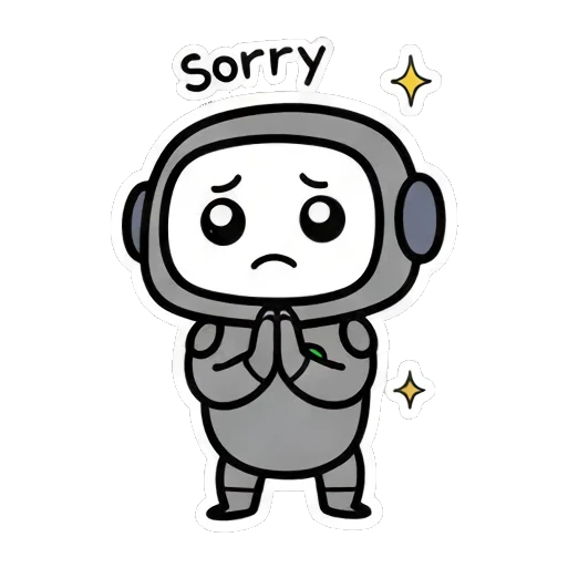 Sticker 5 from AI Sticker Pack, designed for expressive chats, social replies, and everyday reactions.