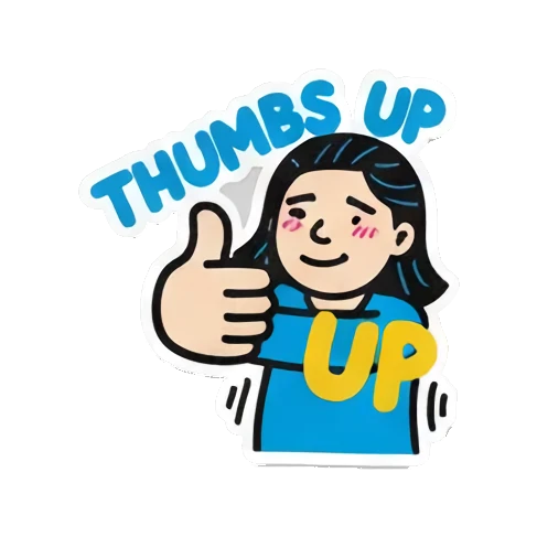Sticker 6 from AI Sticker Pack, designed for expressive chats, social replies, and everyday reactions.