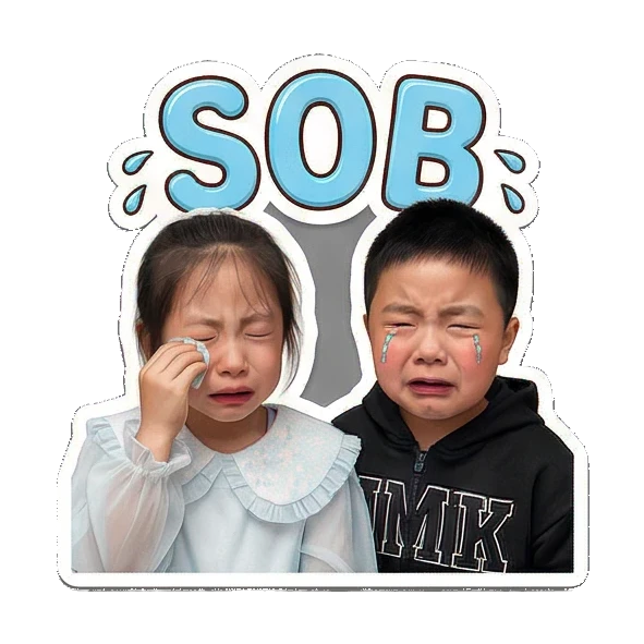 Sticker 13 from AI Sticker Pack, designed for expressive chats, social replies, and everyday reactions.