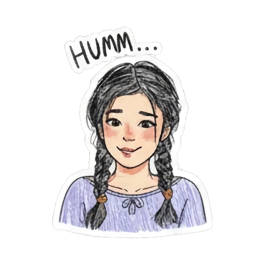 少女吃蛋糕 Girl's daily sticker for expressive chats and social replies.