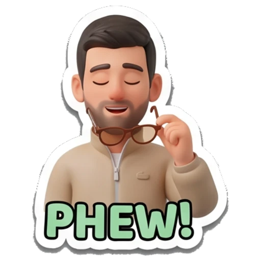 Sticker 10 from AI Sticker Pack, designed for expressive chats, social replies, and everyday reactions.
