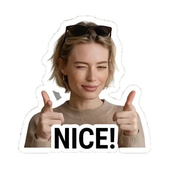 Sticker 14 from AI Sticker Pack, designed for expressive chats, social replies, and everyday reactions.