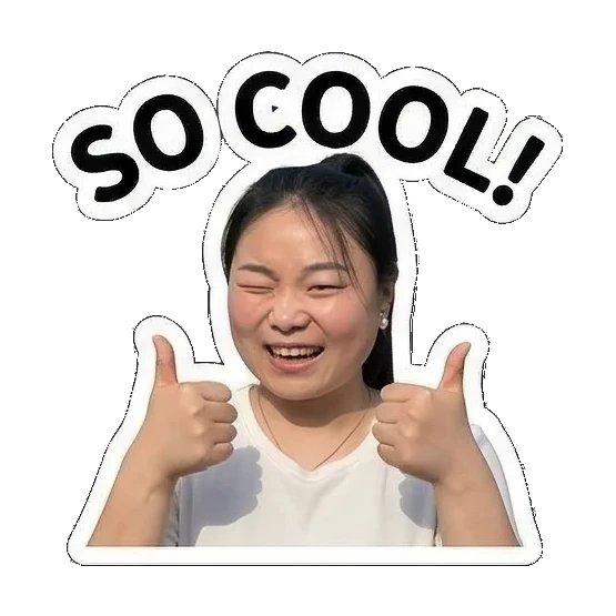 Sticker 4 from AI Sticker Pack, designed for expressive chats, social replies, and everyday reactions.