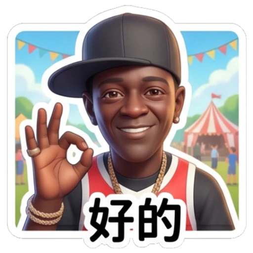 Sticker 1 from AI Sticker Pack, designed for expressive chats, social replies, and everyday reactions.