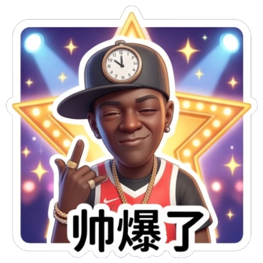 Sticker 9 from AI Sticker Pack, designed for expressive chats, social replies, and everyday reactions.