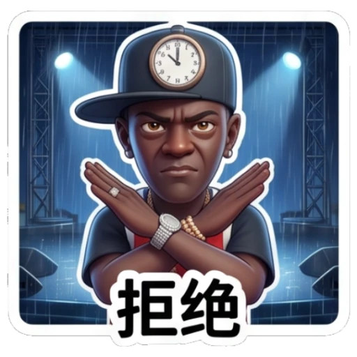 Sticker 10 from AI Sticker Pack, designed for expressive chats, social replies, and everyday reactions.