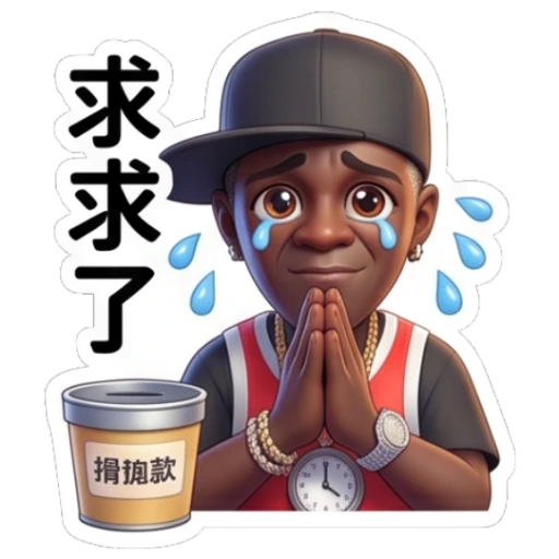 Sticker 13 from AI Sticker Pack, designed for expressive chats, social replies, and everyday reactions.