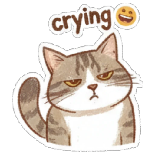Sticker 3 from AI Sticker Pack, designed for expressive chats, social replies, and everyday reactions.