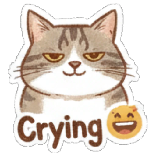 Sticker 5 from AI Sticker Pack, designed for expressive chats, social replies, and everyday reactions.